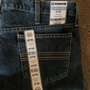 Cinch Silver Label Slim Boot Cut Jeans